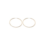 Oversized Thin Hoop Earrings - Simply Whispers