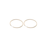 Oversized Thin Hoop Earrings - Simply Whispers