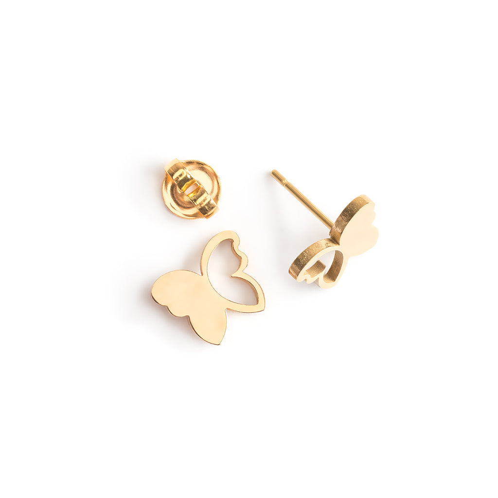 Small Butterfly Stud Earrings - Simply Whispers