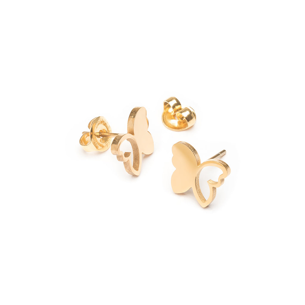 Small Butterfly Stud Earrings - Simply Whispers