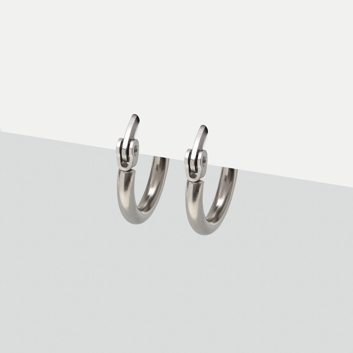 Silver Small Hoop Earrings - Simply Whispers