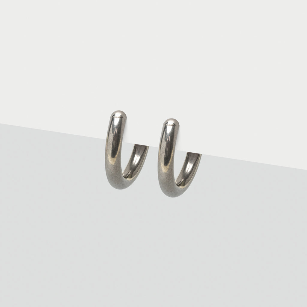 Silver small clip on earrings - Simply Whispers