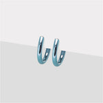 Small Light blue clip on earrings - Simply Whispers