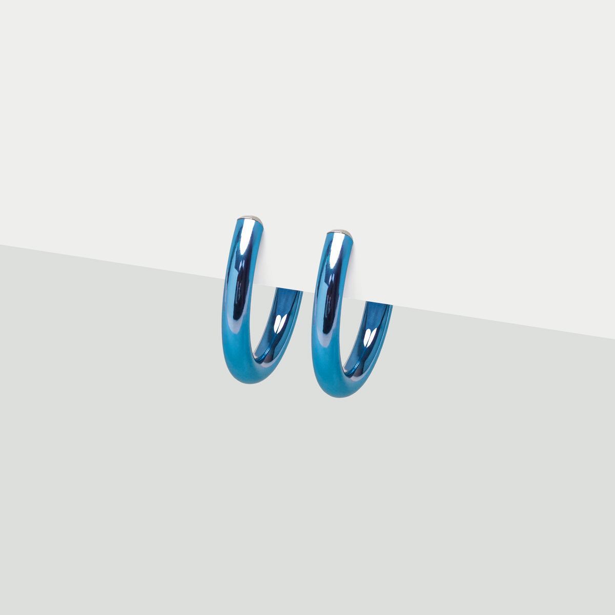 Small Dark blue clip on earrings - Simply Whispers