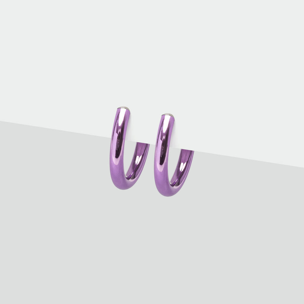 Small Lavender clip on earrings - Simply Whispers
