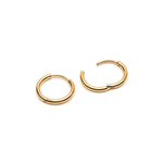 Gold titanium huggie earrings - Simply Whispers