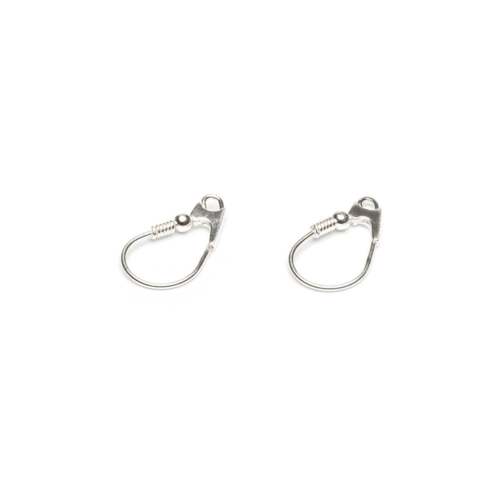 Sterling Silver Ear Wire With Ball And Coil Accessory - 1 Pair - Simply Whispers