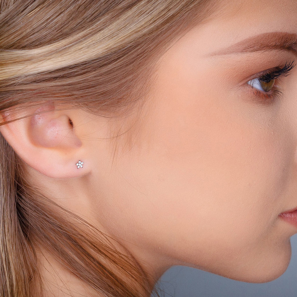 Mini Flower Stud Earrings - Simply Whispers