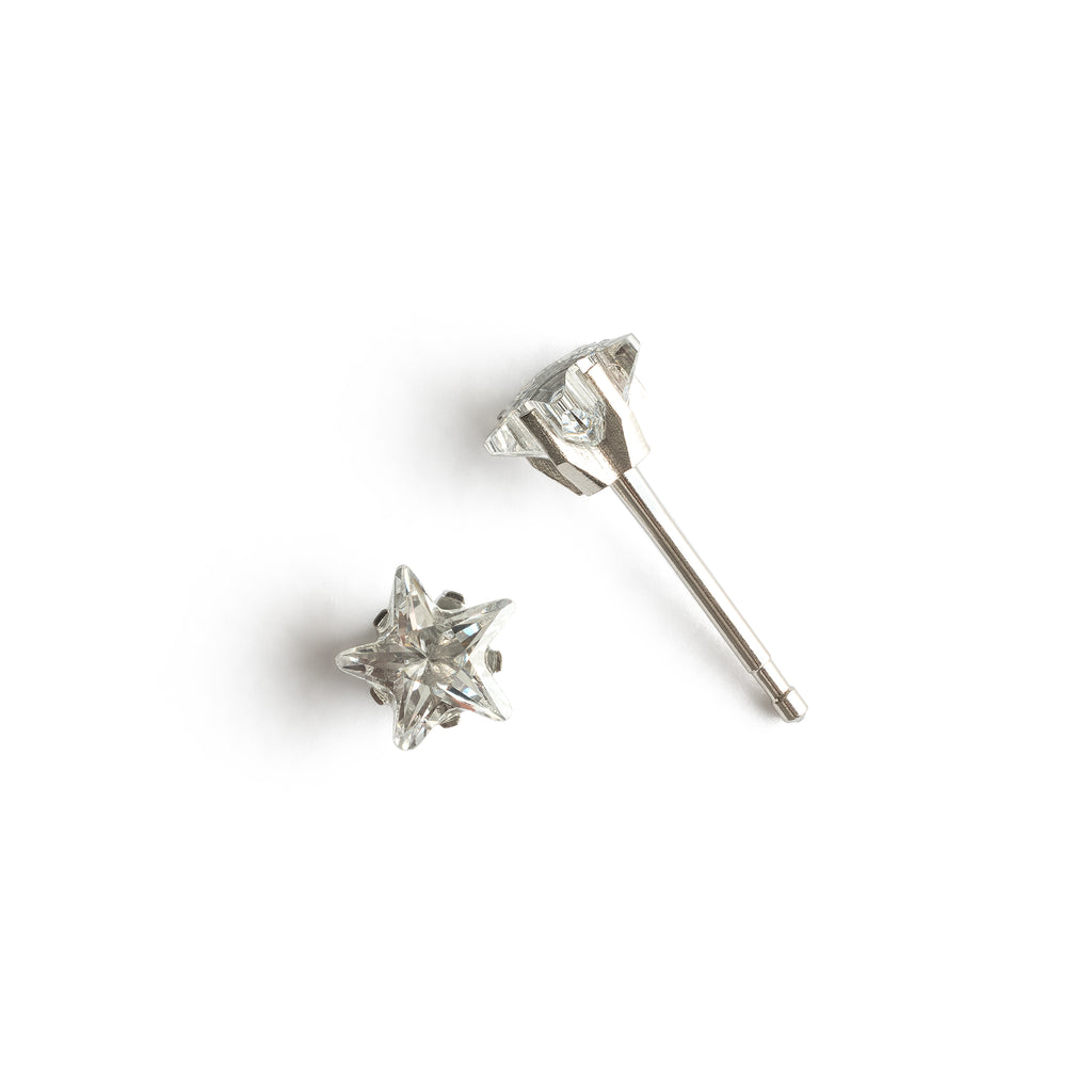 Crystal Star Stud Earrings - Simply Whispers