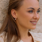 Butterfly Pave Stud Earrings - Simply Whispers