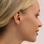 Small Light blue clip on earrings - Simply Whispers